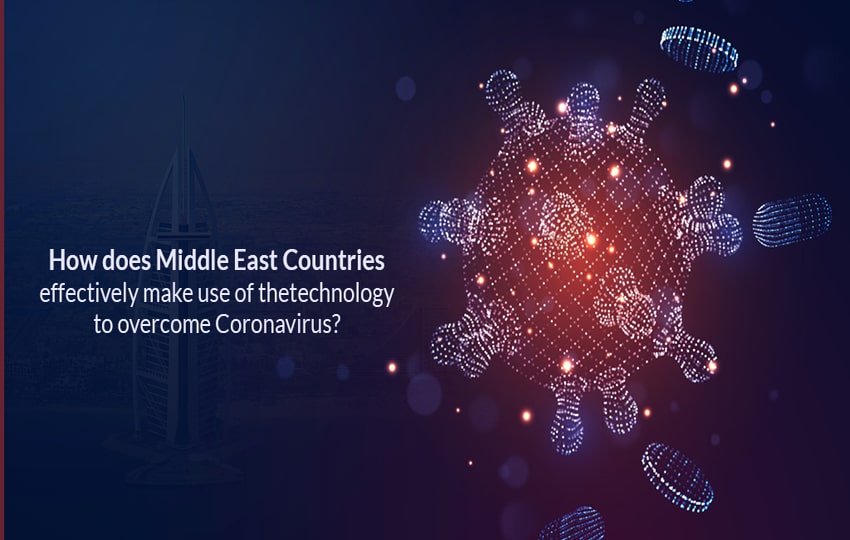 How Does Middle East Countries effectively make use of technology to overcome Coronavirus?