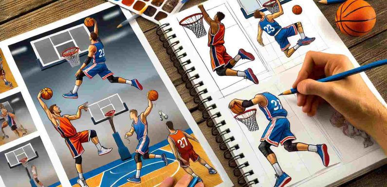 Drawing Slam Dunks and Three-Pointers: A Basketball Art Guide – drawing:cul23ybyzfm= basketball