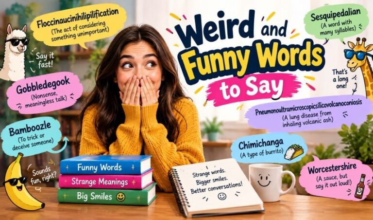 Weird and Funny Words to Say